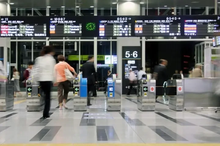 改札口の利用プロセス