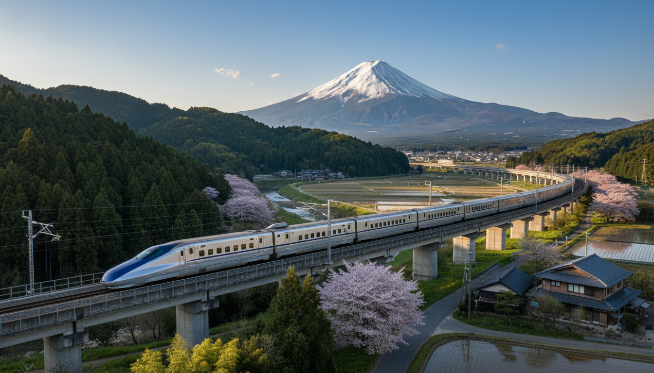 富士山下的新干线（8字）