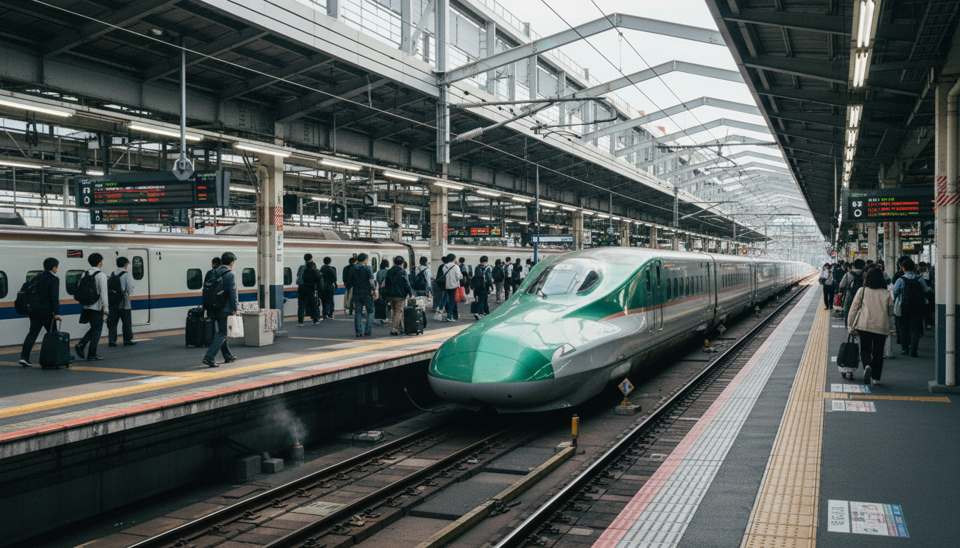 Photograph illustrating Shinkansen Survival: Platforms 11 throug
