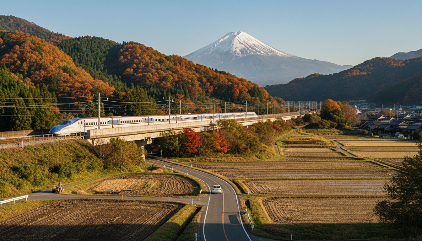 Photograph illustrating Shinkansen Routes, Times, and Costs (2026)