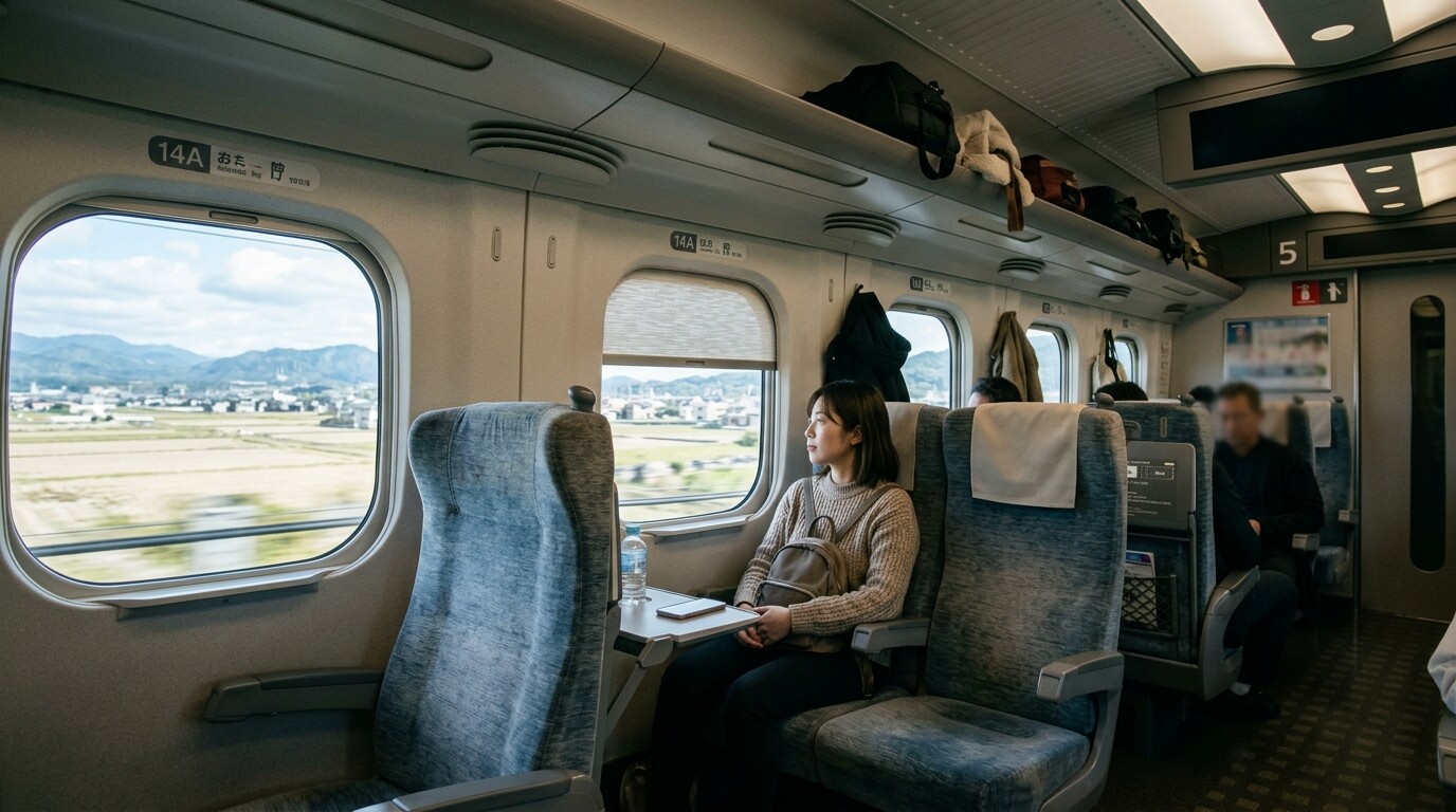 Photograph illustrating How Long is the Tokyo to Fukuoka Shinkansen