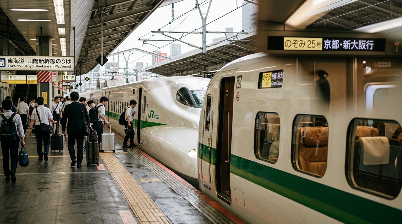 Photograph illustrating Tokyo to Kyoto Shinkansen: 2026 Ticket P