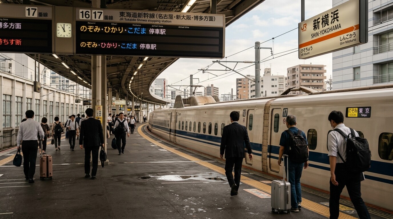 Photograph illustrating Travel Time: Nozomi vs Hikari vs Kodama