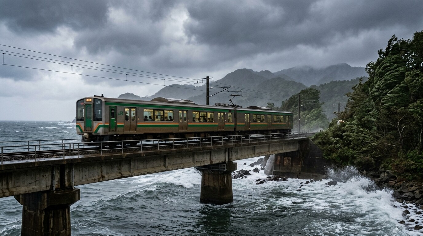 Kesennuma Line Train Status: Wind Delays & Cancellations Today
