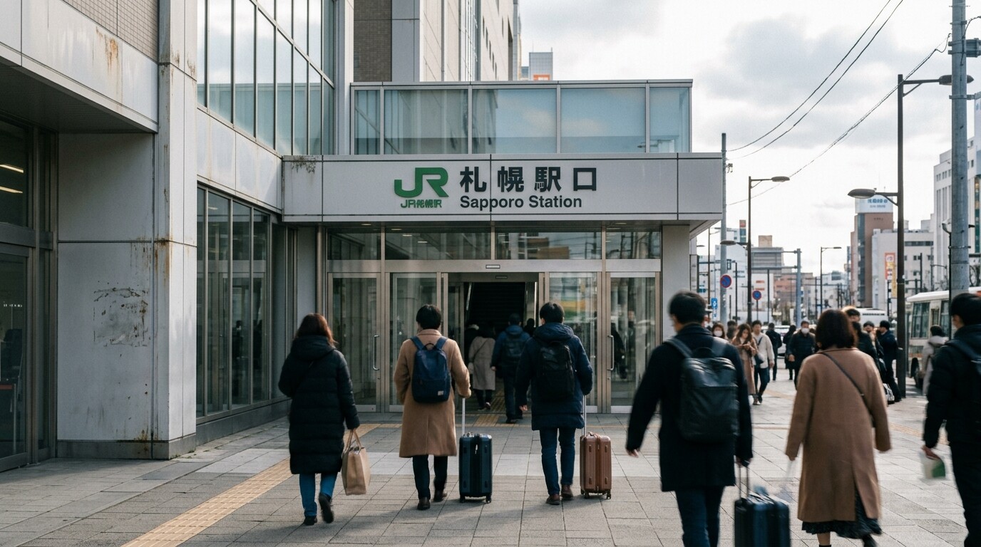 JR Sapporo Station Renewal: 30 Stores & Waiting Room 2027