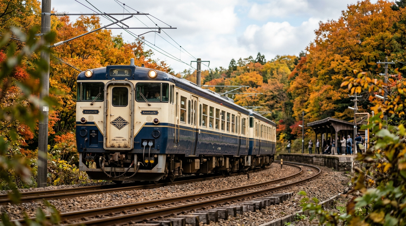 Ametuchi Autumn Sightseeing Train 2026: JR West Inbi Line Guide